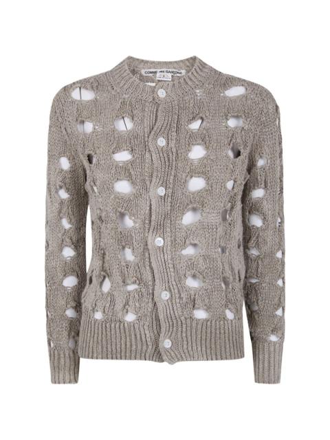 Comme Des Garçons cut-out cardigan
