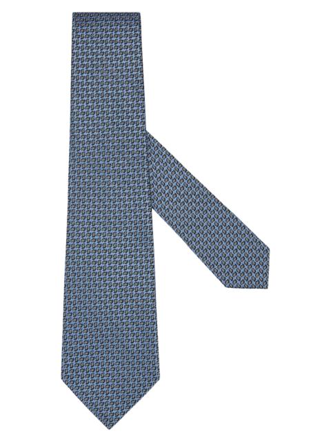 ZEGNA Men's Silk Tie - Light Blue