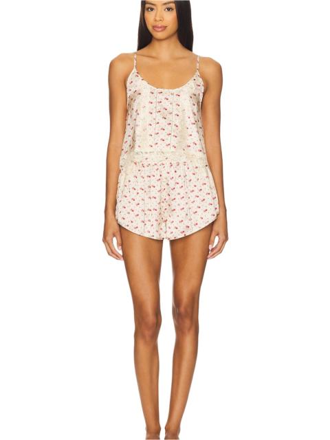 FREE PEOPLE x Intimately Midnight Muse Printed Set In Sand Combo