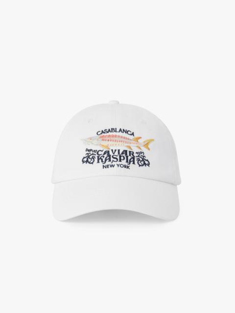 CASABLANCA White Casa Kaspia New York Embroidered Cap