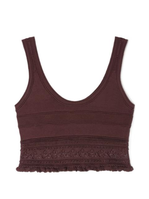 Sandro lace crop top
