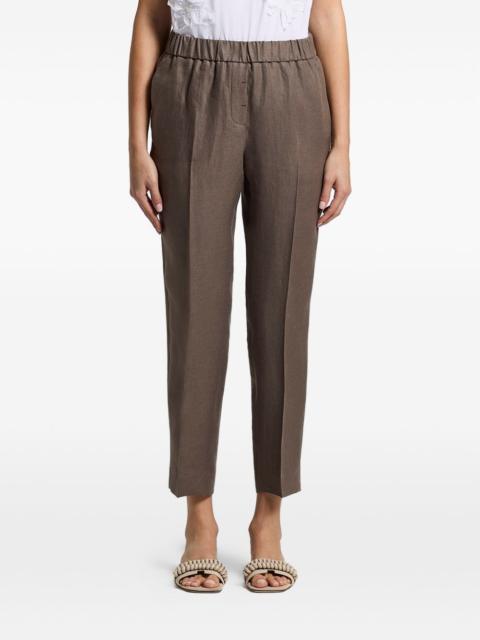PESERICO elasticated-waist trousers