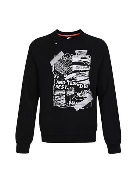 Nike Men's Nike Round Neck Pullover Casual Black CW1795-010