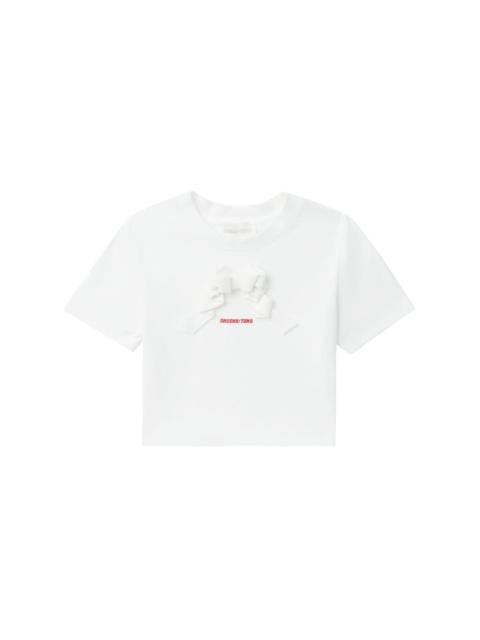 SHUSHU/TONG bow-detail cotton T-shirt