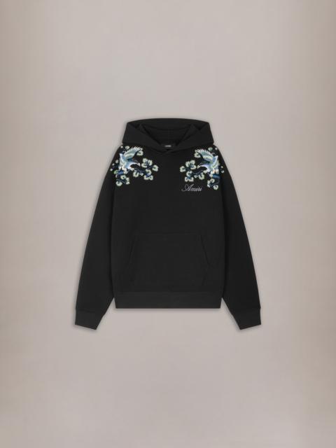 AMIRI FLORAL EMBROIDERED HOODIE