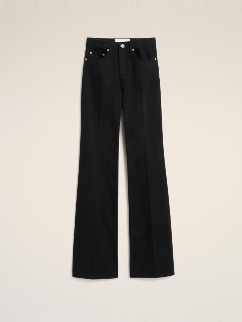 AMI Paris BLACK FLARE-FIT COTTON JEANS