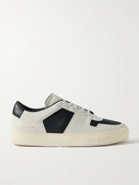 Decades Two-Tone Leather Sneakers