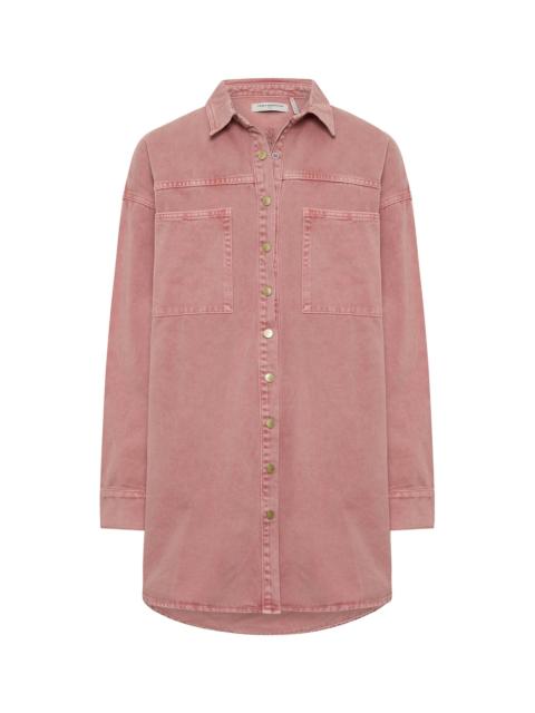 ONE TEASPOON Denim Daria Dress - Vintage Red
