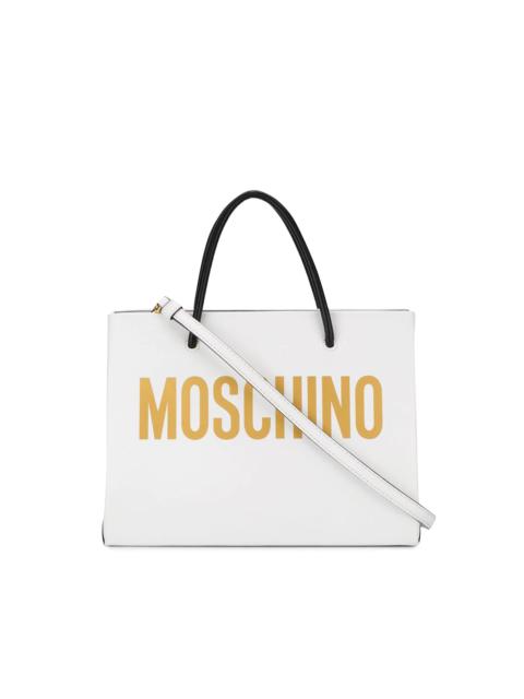 square logo-print tote bag