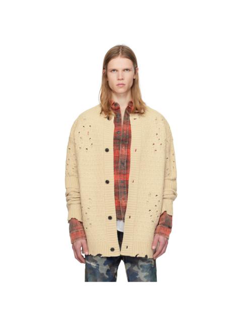Andersson Bell Beige Roghen Wool Long Cardigan