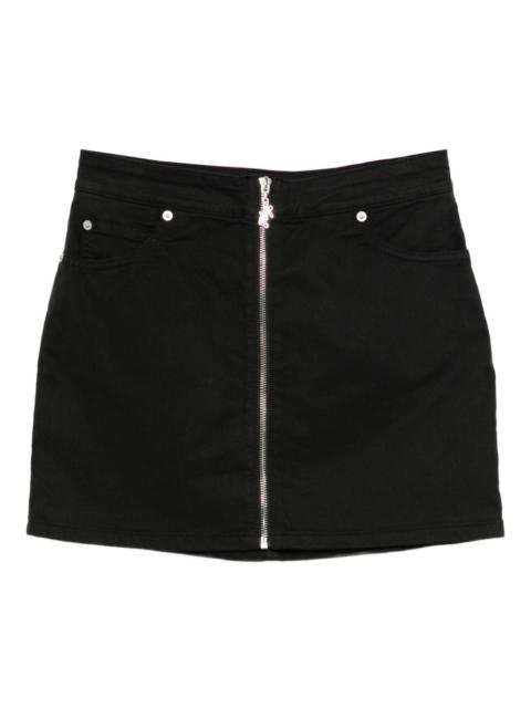 HUGO zip-fastening mini skirt