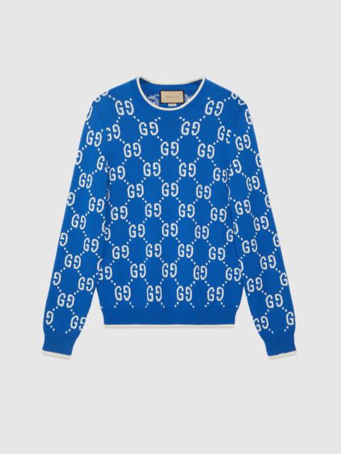 GG cotton intarsia sweater