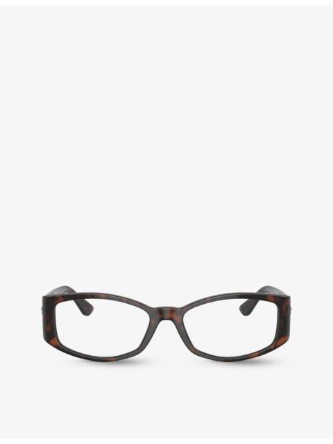 VERSACE VE3343 branded irregular-frame plastic glasses