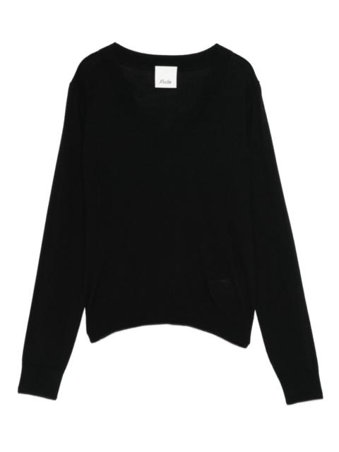 Allude long-sleeve top