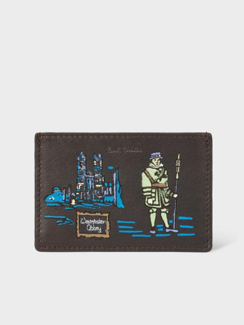 Paul Smith Brown Leather 'London' Credit Card Holder