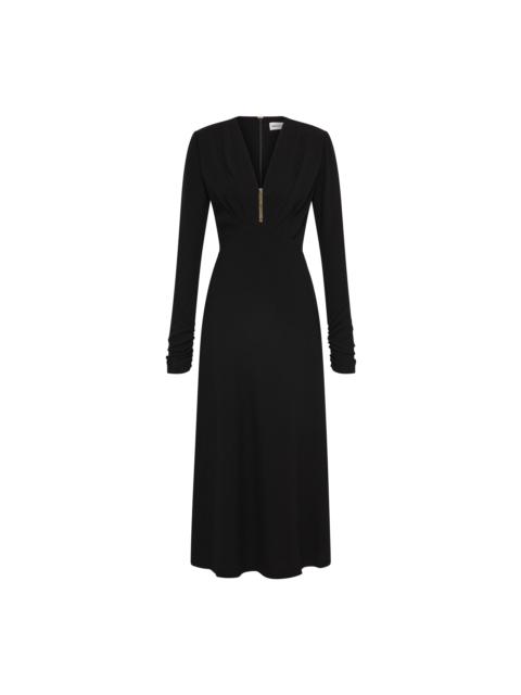 REBECCA VALLANCE Tallon Long Sleeve Midi Dress
