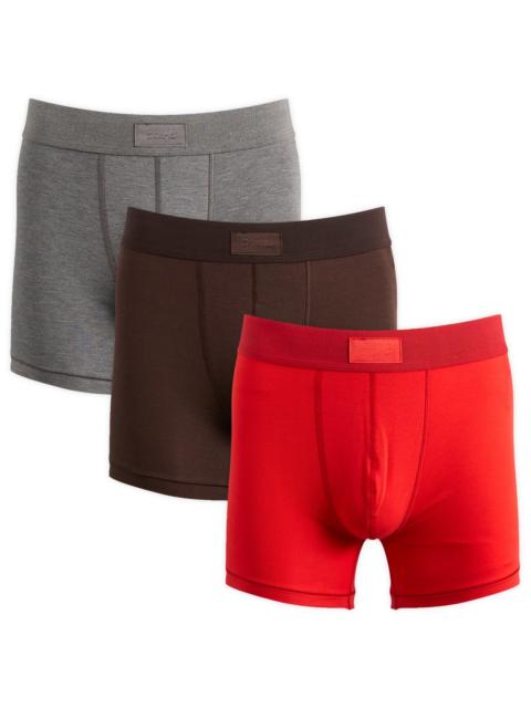 SKIMS SKIMS Cotton Boxer Brief 3" - 3-Pack