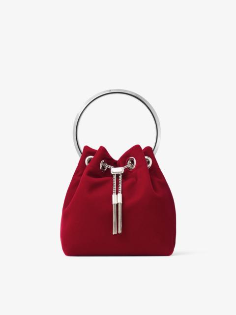JIMMY CHOO Bon Bon
Ruby Red Velvet Bag
