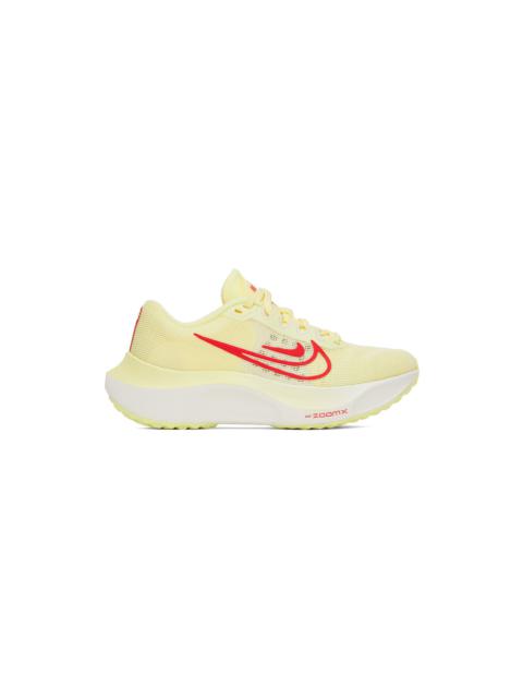 Yellow Zoom Fly 5 Sneakers