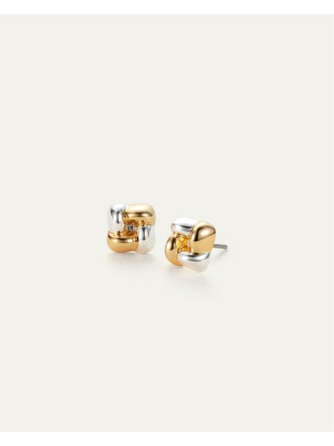 JENNY BIRD Mini Woven Square Earrings