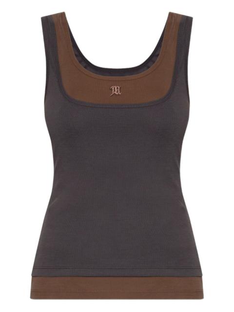 MISBHV embroidered layered top