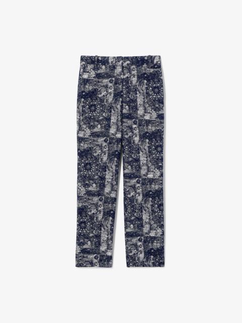 M.M.LaFleur Smith Straight Trouser - Abstract Cotton Jacquard