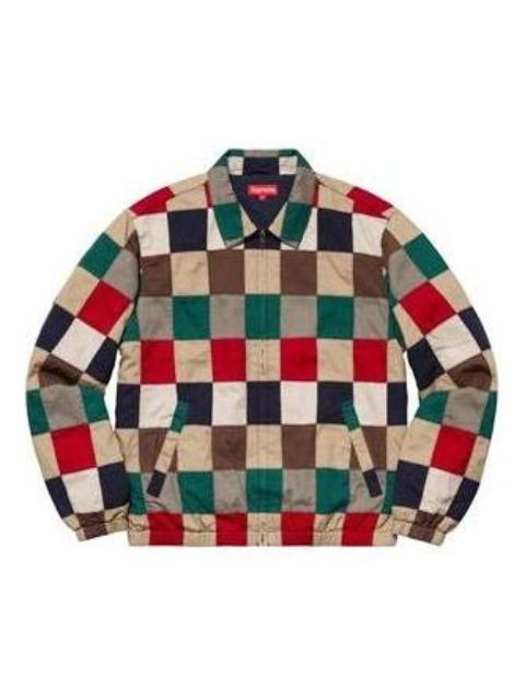 Supreme Supreme Patchwork Harrington Jacket 'Multicolor' SUP-SS19-073