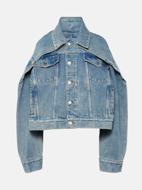 Jean Paul Gaultier x Shayne Oliver oversized denim jacket
