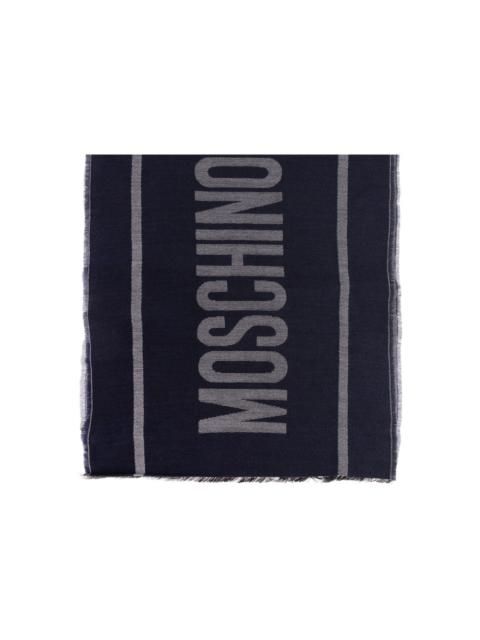 Moschino logo-detail scarf