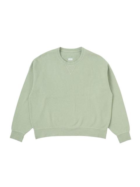 visvim AMPLUS SB SWEAT L/S DMGD (U.D.) LT.GREEN | REVERSIBLE