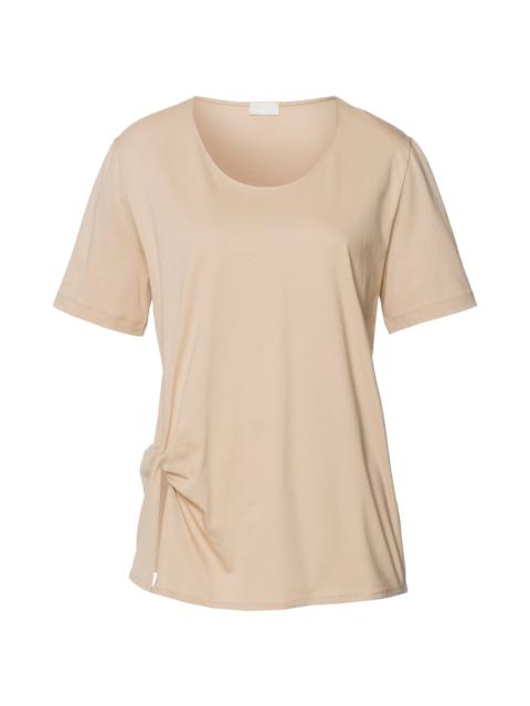 HANRO Natural Shirt Cotton Scoop Neck Top