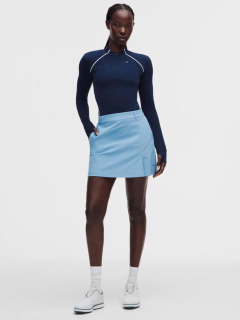 lululemon Stretch Twill Front Pleat Golf Skirt *Embroidered Logo
