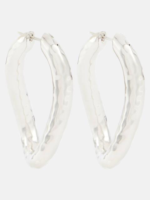 Large drop earrings