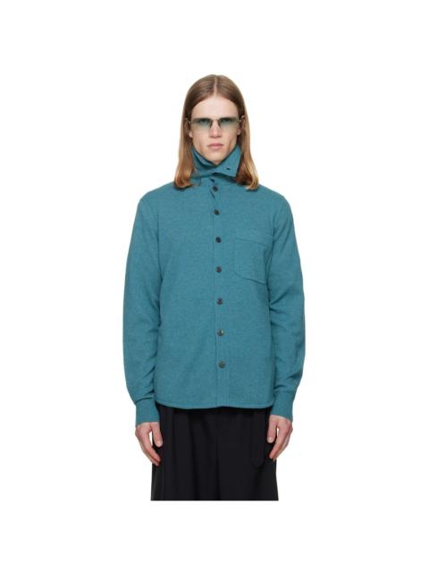 Dries Van Noten Blue Collar Cashmere Cardigan