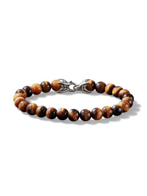 DAVID YURMAN Men's Spiritual Beads Bracelet in Sterling Silver - Tigers Eye