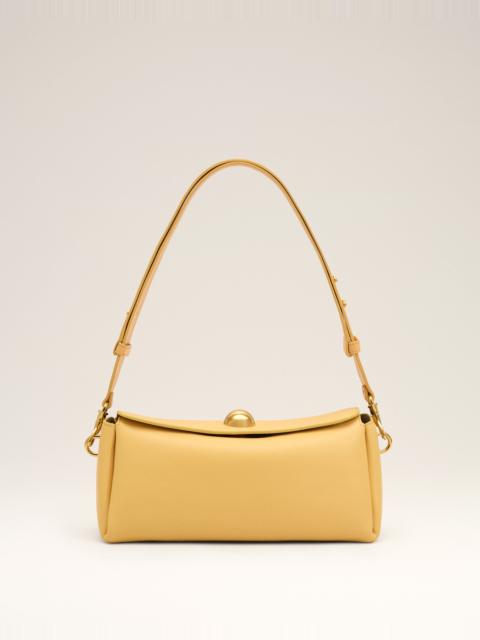 AMI Paris YELLOW COW LEATHER CARROUSEL BAG