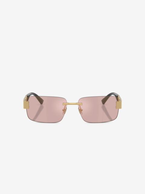 VERSACE VE2298 geometric-detail sunglasses