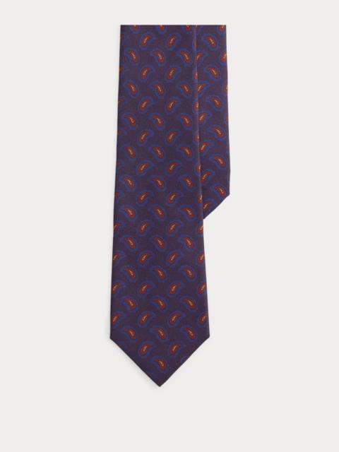 Polo Ralph Lauren Pine-Print Silk Twill Tie