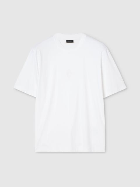 GUCCI Soft rayon jersey T-shirt with embroidery