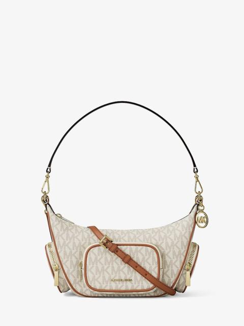 MICHAEL KORS Merritt Small Signature Logo Convertible Shoulder Bag