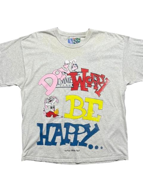 *Better With Age Don't Worry Be Happy T-Shirt "Heather Grey" BWA177
