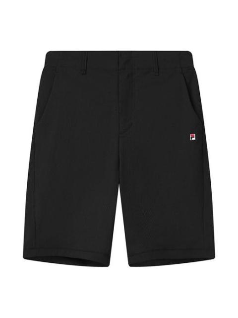 FILA FILA Loose Breathable Casual Woven Shorts Black F11M128802F-BK
