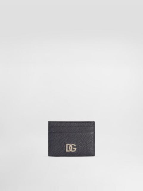 Dolce & Gabbana Calfskin card holder with logo