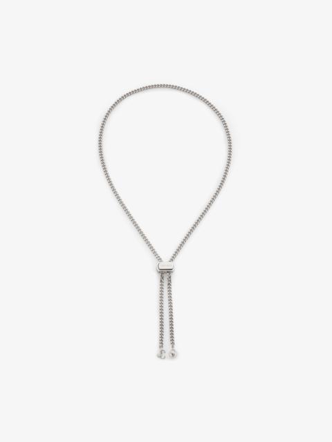 JIMMY CHOO Bon Bon Necklace
Silver-Finish Metal Necklace with Pearl and JC Charm