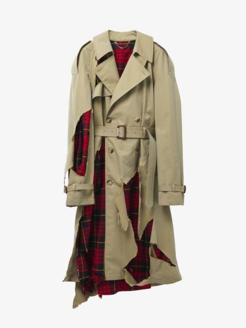 トレンチコート Alexander Mcqueen Dstressed Trenchcoat Alexander McQueen Alexander Mcqueen Men Dstressed Trenchcoat