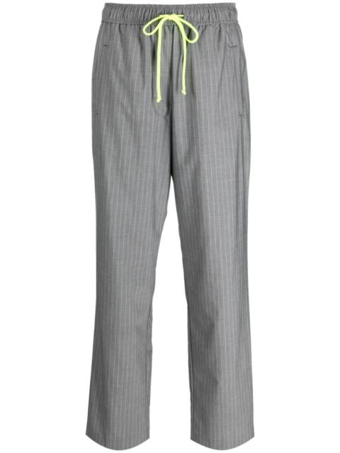 ESSENTIEL ANTWERP pinstripe-pattern drawstring-waist trousers