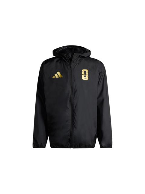 adidas adidas FIFA World Cup 2026 Official Emblem Windbreaker Jacket Black