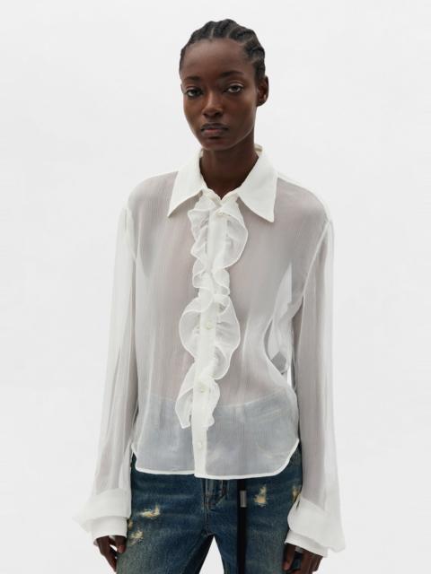 Ann Demeulemeester Erma Slim Fit Ruffled Shirt