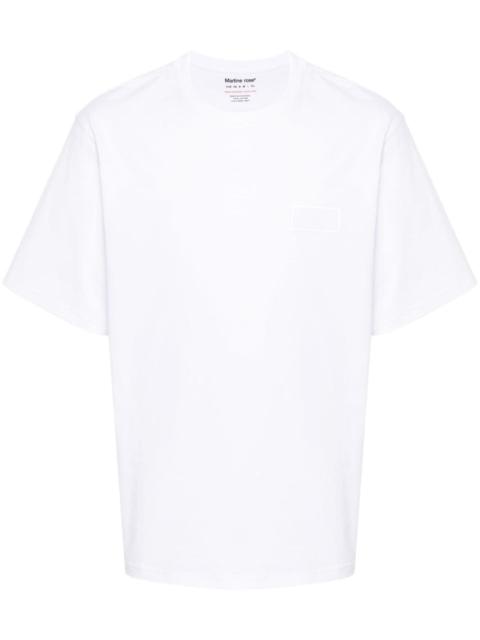 Martine Rose reflective-logo cotton T-shirt