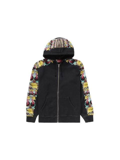 Supreme Supreme AOI Zip Up Hooded Sweatshirt Black | REVERSIBLE